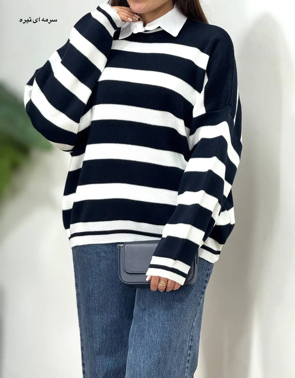 پلیور بافت راه راه لوسی 1